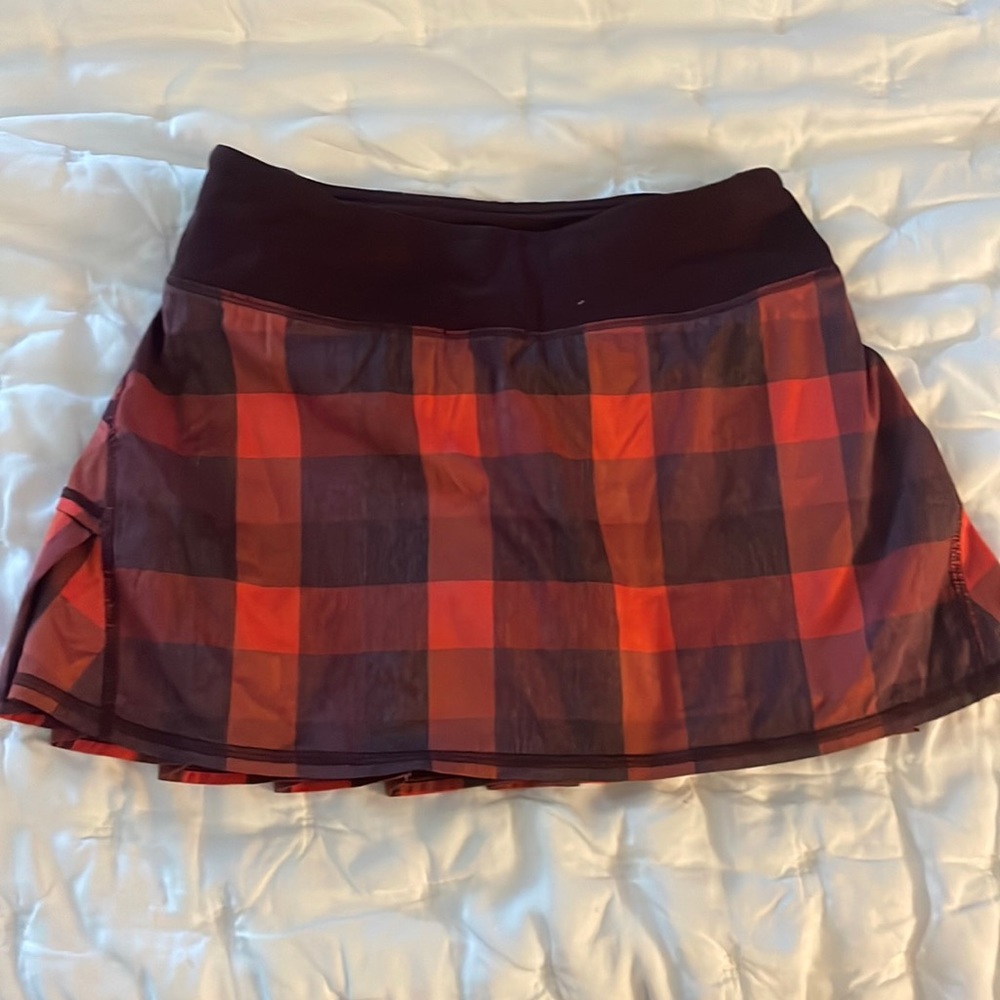 Pace Rival Skirt Size 2 Rare EUC Fall checkered pattern!